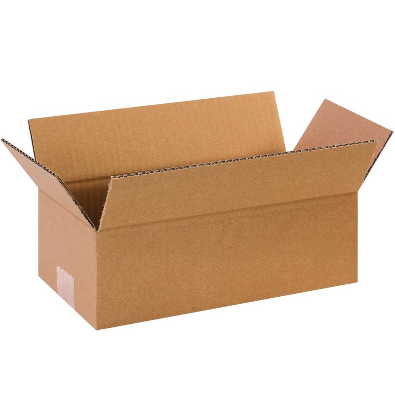 BOX USA Shipping Boxes 12"L x 6"W x 4"H 25-Pack Long Corrugated Boxes for Moving, Shipping, Mailing, Packing, Packaging and Storage - Image 1