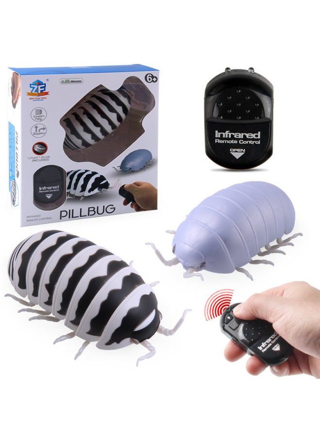 Direct Supply Simulation Fun Remote Control Tide Insect Infrared Electric Remote Control Insect Model Party Trick Toys-Color:9920A-B Silver Tidal Worm 145g  - Image 2