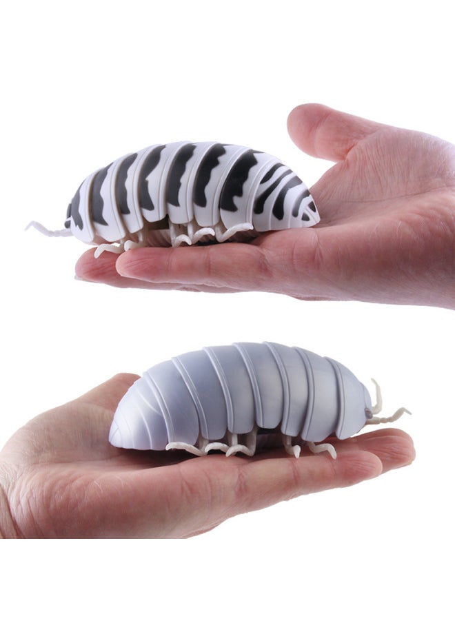 Direct Supply Simulation Fun Remote Control Tide Insect Infrared Electric Remote Control Insect Model Party Trick Toys-Color:9920A-B Silver Tidal Worm 145g  - Image 5