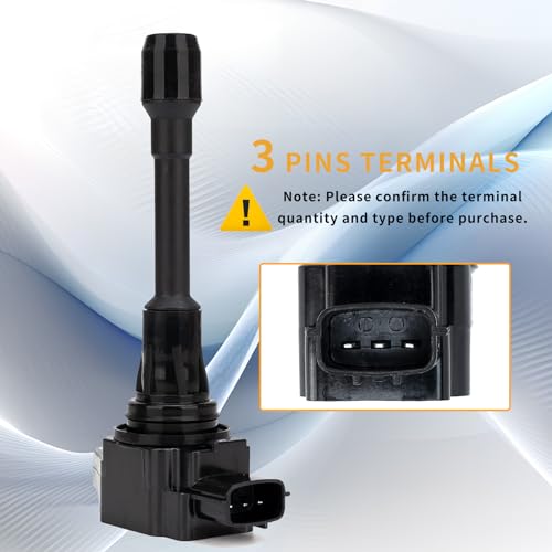 MiKaFex 4Pcs UF549 Ignition Coil Pack and 9029 Iridium Spark Plug Compatible with Nissan Altima Versa Sentra Rogue Cube QX60 NV200 2.5L 2.0L 1.8L 1.6L - Image 3