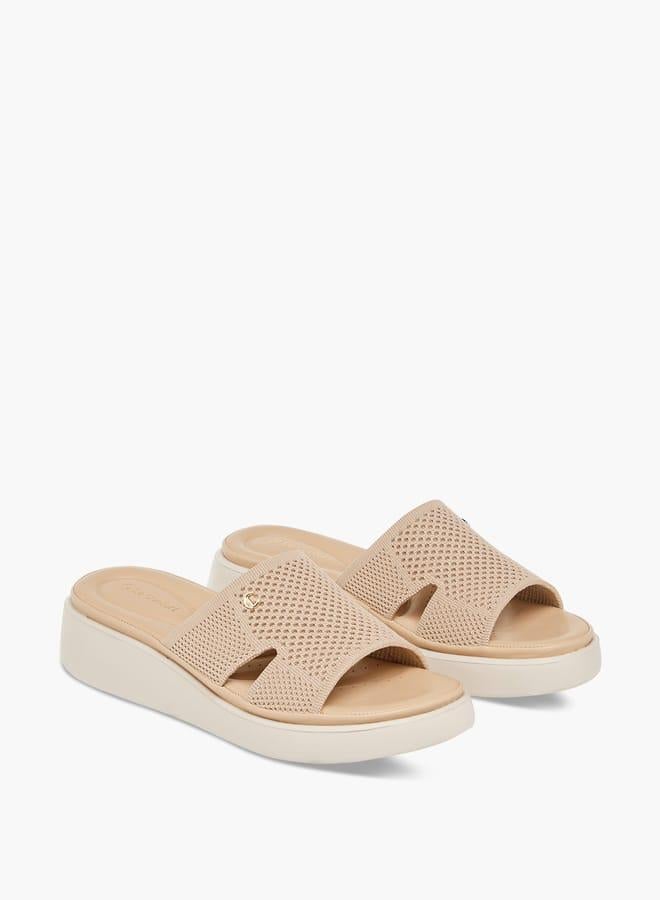 Le Confort Women Cutout Detail Slip-On Flatform Sandals - Image 3