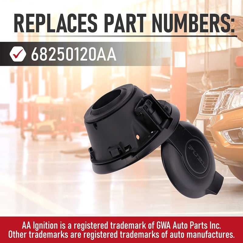 AA Ignition Replacement Fuel Gas Door Vapor Cap for Dodge Challenger (2008-2020) - Image 3