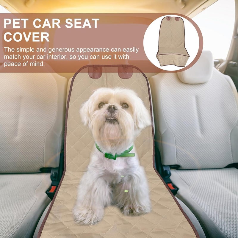 ibasenice Dog Car Seat Cover Front Mat, Waterproof Pet Seat Protector, Dirt-Resistant Cushion for Travel and Car Use - Image 5