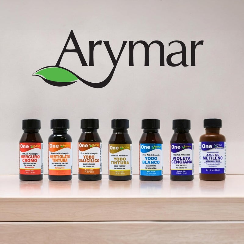Arymar Mercuro Chrome Antiseptic Solution First Aid Topical Liquid 1 fl oz for Minor Cuts and Scrapes Pack of 5 - Image 5
