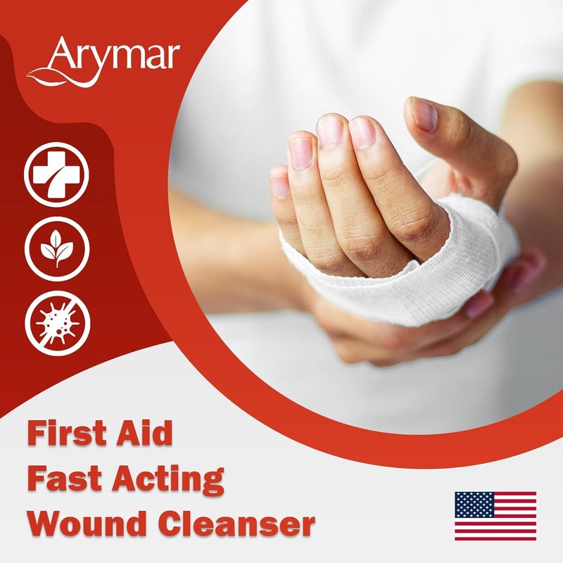 Arymar Mercuro Chrome Antiseptic Solution First Aid Topical Liquid 1 fl oz for Minor Cuts and Scrapes Pack of 5 - Image 3