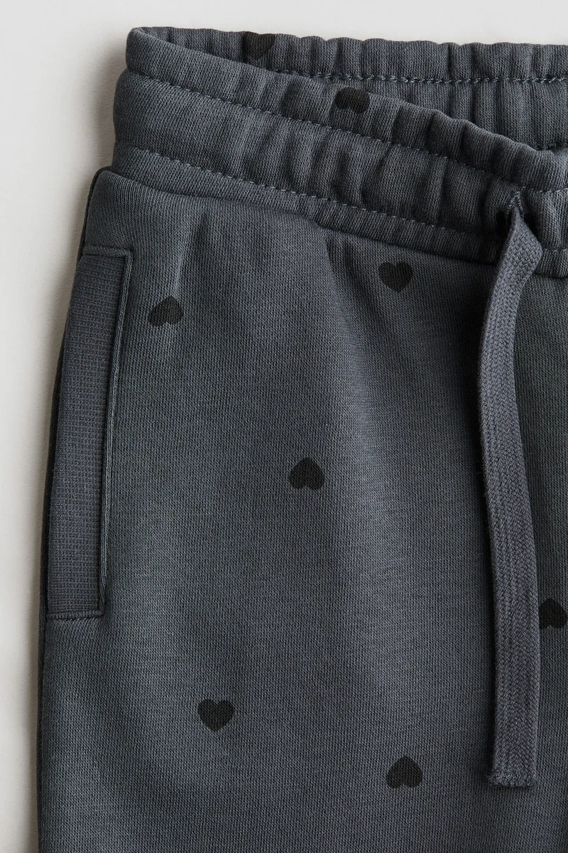 H&M Wide brushed-inside joggers