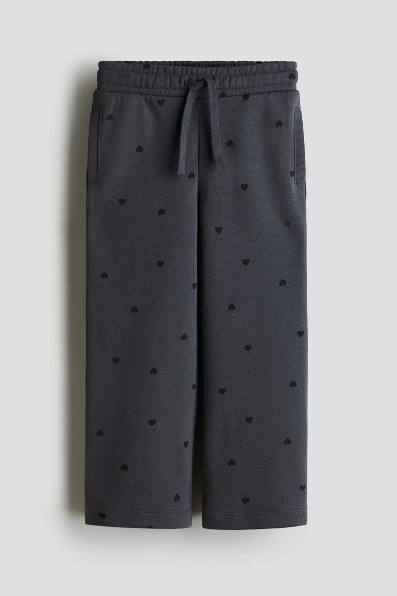 H&M Wide brushed-inside joggers