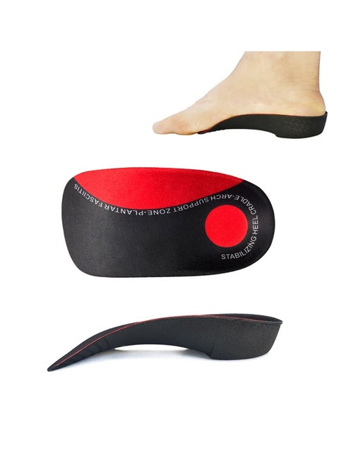 High Arch Supports Orthotic Insoles Support Pain Relief Orthotics Flat Feet Over-Pronation Heel Spur Pain Relief Shoe Inserts for Walking Running Sport