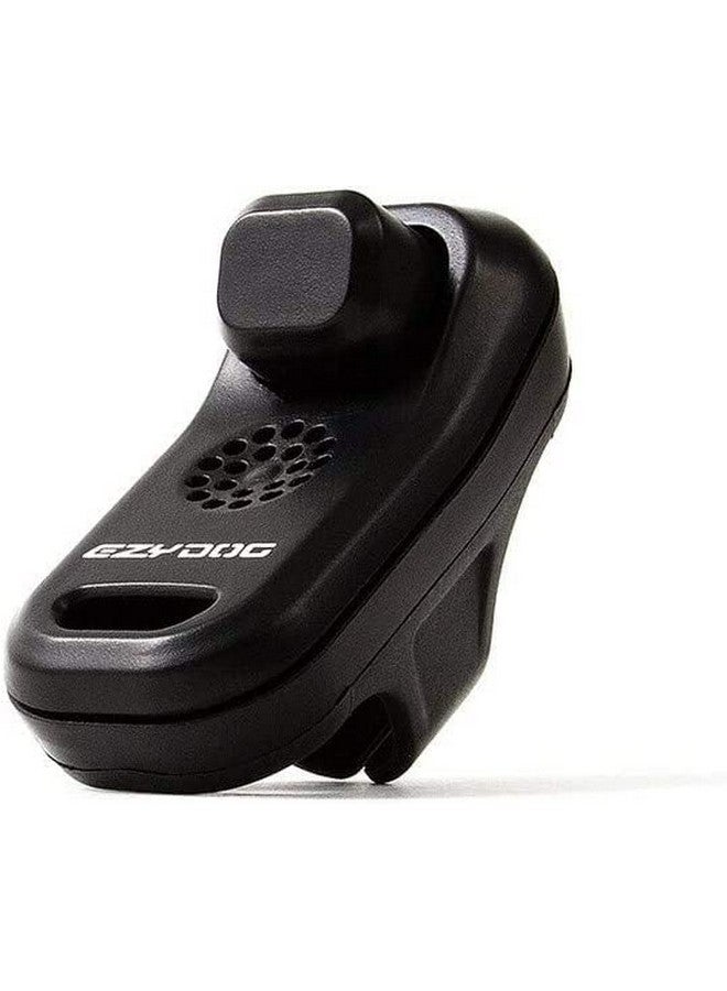 إيزي دوج أداة تدريب الكلاب المريحة EzyDog Command Clicker مع حزام معصم - نظام تركيب عالمي بدون استخدام اليدين للأصابع، تدرب بشكل فعال وإنساني مع تعزيز إيجابي (أسود) - Image 1