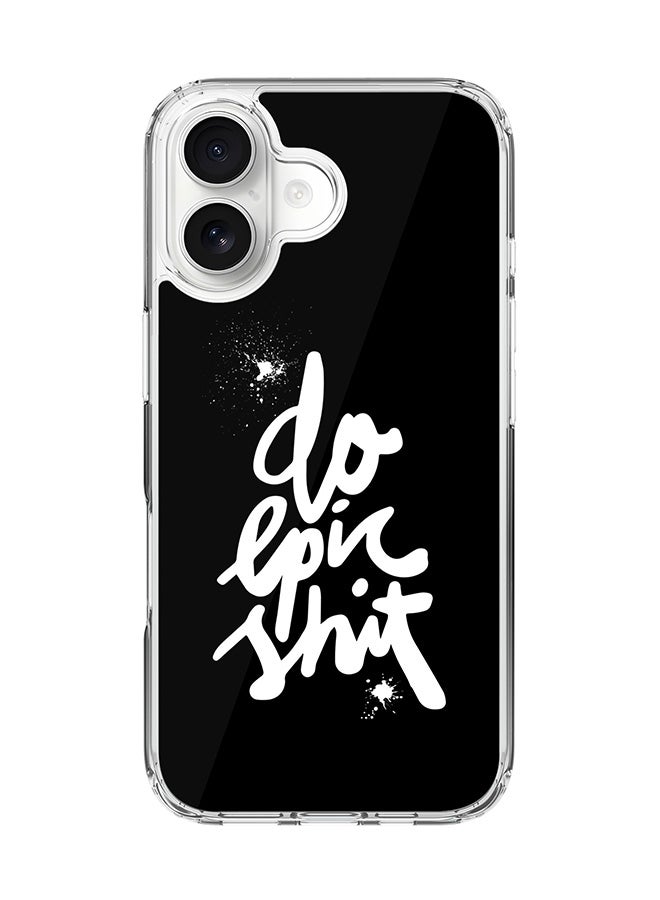Stylizedd Classic Clear MagSafe Case for iPhone 17 , Hybrid Soft Case Flexible Edges Anti Drop TPU PC Gel Thin Transparent Cover [ Designed for iPhone 17 ] - Epic - Image 1