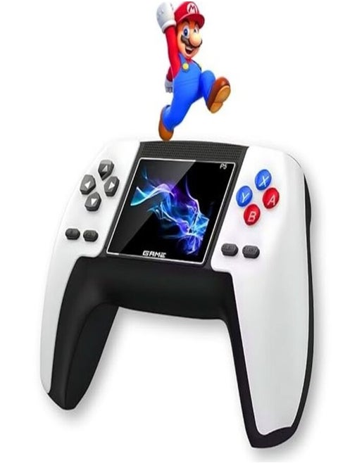 P5 Game Box Retro Handheld Game Console with 520 Built-in Games,1 Player Output for Big Screen Play; Includes Battery, USB Cable, & AV TV Output Cable for Complete Gaming Experience