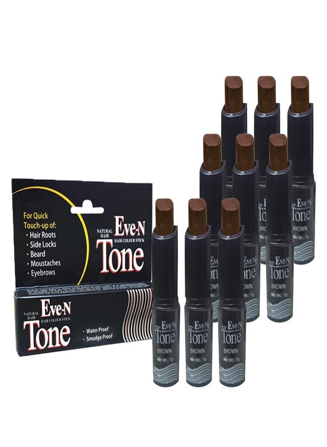 Eve-N Tru Tone Semi Permanent Hair Dye Stick 7g each Set Of 3pcs Brown Instant Hair Color Stick Root touch up stick Root Color - Image 1