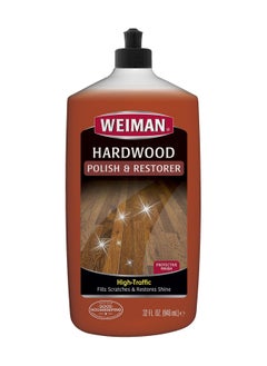 Weiman Wood Floor Polish and Restorer - 32 Ounce - High-Traffic Hardwood Floor, Natural Shine, Removes Scratches, Leaves Protective Layer, Packaging May Vary  - Image 1
