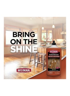 Weiman Wood Floor Polish and Restorer - 32 Ounce - High-Traffic Hardwood Floor, Natural Shine, Removes Scratches, Leaves Protective Layer, Packaging May Vary  - Image 3