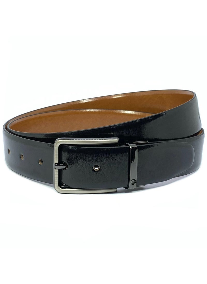 Classic Milano Genuine Leather Reversible Belt for Men | Black & Tan Formal Belt for Business or Office Wear | Men's Leather Belt - pzsku/Z70401354C4F22376C6B4Z/45/_/1731167608/ae288010-2023-4120-87c0-2a46c663f10e