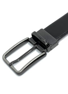 Classic Milano Classic Milano Genuine Leather Reversible Belt for Men | Black & Tan Formal Belt for Business or Office Wear | Men's Leather Belt  - Image 3