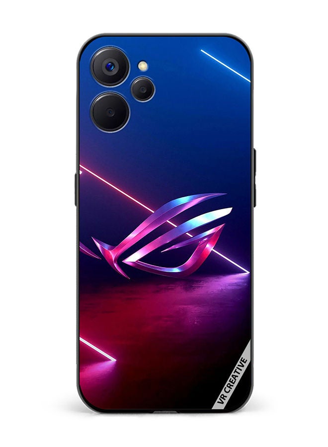 VR CREATIVE Protective Case Cover For Realme 10 5G Republic Of Gamers Logo Design Multicolour - Image 1