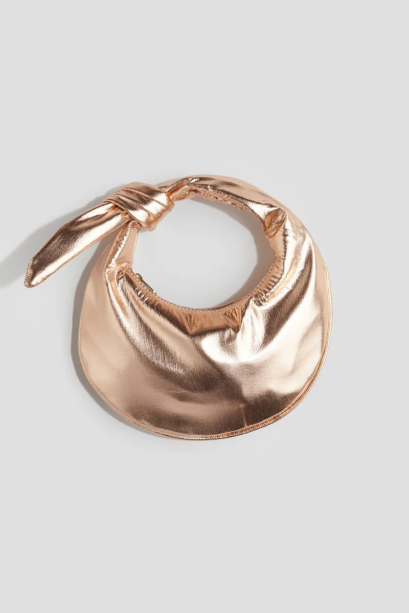 H&M Metallic-shimmering hand bag