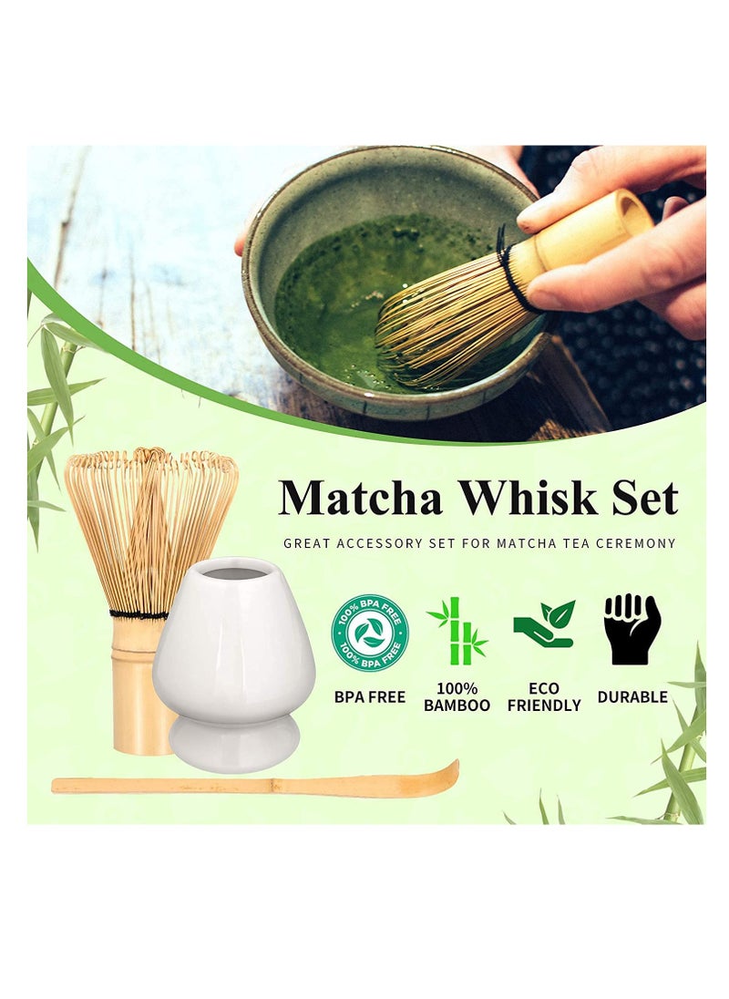 Japanese Tea Set, Traditional Matcha Tool Set, Matcha Ceremony Accessories, Matcha Blender, Blender, Tea Spoon (3 Piece Set, White) - pzsku/Z70404B449B8EDE697258Z/45/_/1696820043/c226eb15-d3cf-4edf-93da-27cb22f1019a