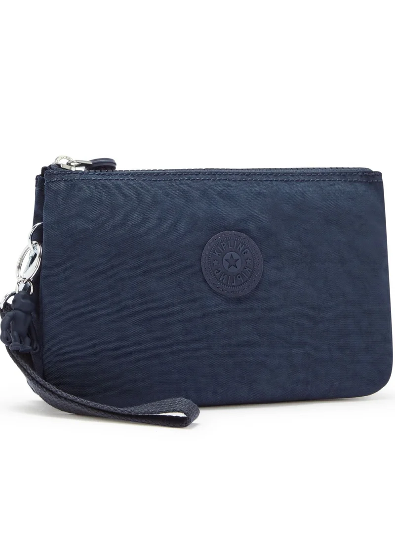 kipling  Creativity XL Purse (With Wristlet) Unisex - Blue Bleu 2  | Best Price UAE