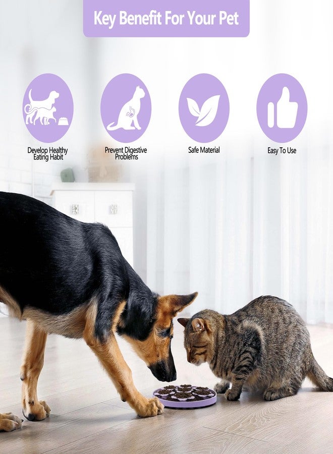 AWINNER Make Mealtime Fun and Healthy with AWINNER'S Slow Feeder Dog & Cat Bowl - Reduce Overeating and Aid Digestion 2 Pack - Image 5