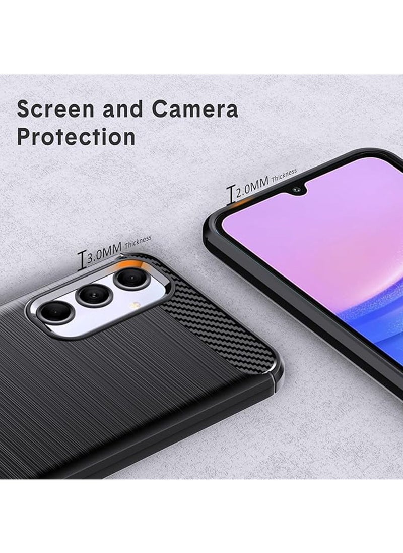 X-level for Samsung Galaxy A16 4G/5G Case,Flexible TPU [Brushed Texture] [Anti-Slip] Shockproof Protection Bumper Phone Case,Slim Case Cover for Galaxy A16 4G/5G,Black  - Image 2