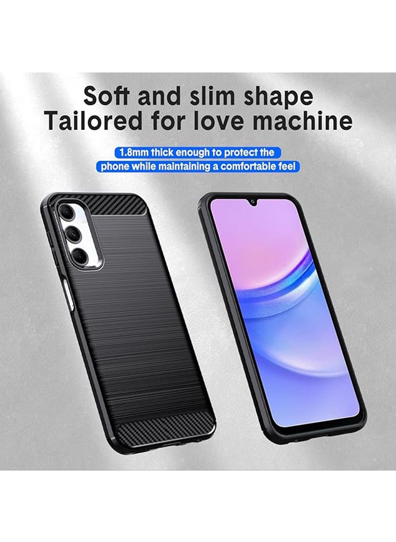 X-level for Samsung Galaxy A16 4G/5G Case,Flexible TPU [Brushed Texture] [Anti-Slip] Shockproof Protection Bumper Phone Case,Slim Case Cover for Galaxy A16 4G/5G,Black  - Image 5