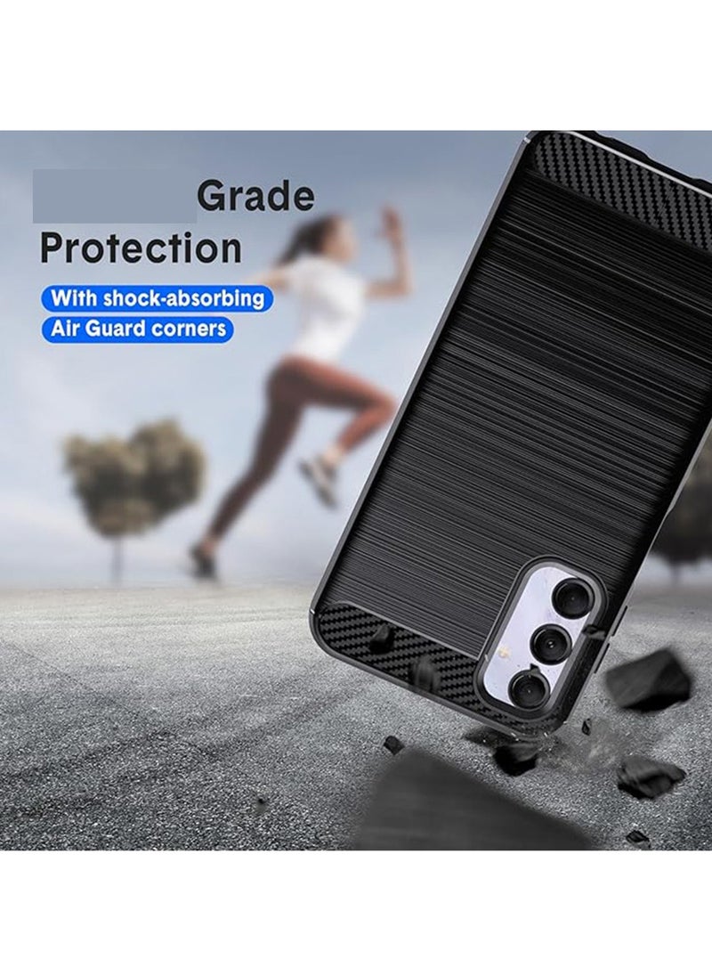 X-level for Samsung Galaxy A16 4G/5G Case,Flexible TPU [Brushed Texture] [Anti-Slip] Shockproof Protection Bumper Phone Case,Slim Case Cover for Galaxy A16 4G/5G,Black  - Image 4