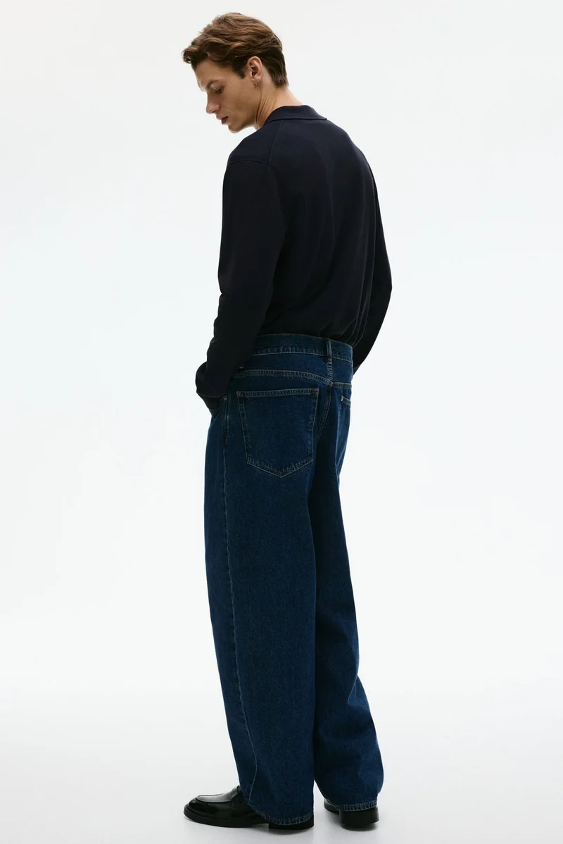 اتش اند ام تي-شيرت بولو محبوك ناعم بقصّة عادية