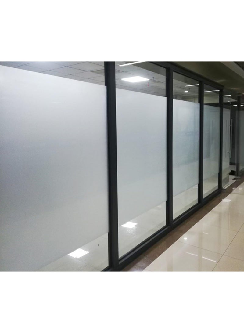 LEFAFA Glass Window Privacy Film - 45 * 300cm Frosted Privacy Glass Window Film, Anti-Static Privacy Window Film, Suitable For Home Bedrooms, Bathrooms, Kitchens And Offices. (Pure Frosted) - Image 5