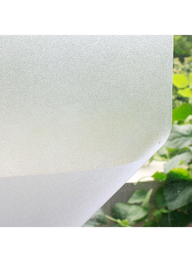 LEFAFA Glass Window Privacy Film - 45 * 300cm Frosted Privacy Glass Window Film, Anti-Static Privacy Window Film, Suitable For Home Bedrooms, Bathrooms, Kitchens And Offices. (Pure Frosted) - Image 4