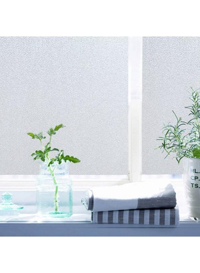 LEFAFA Glass Window Privacy Film - 45 * 300cm Frosted Privacy Glass Window Film, Anti-Static Privacy Window Film, Suitable For Home Bedrooms, Bathrooms, Kitchens And Offices. (Pure Frosted) - Image 3
