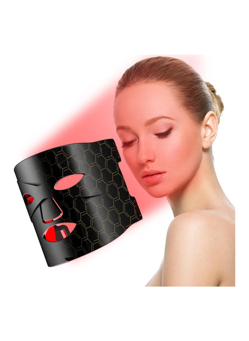General Facial Red Light Therapy, 7+1 Colour NIR 850nm LED Light Mask Portable Rechargeable, Wireless Red Light Therapy for Home and Travel  - Image 1