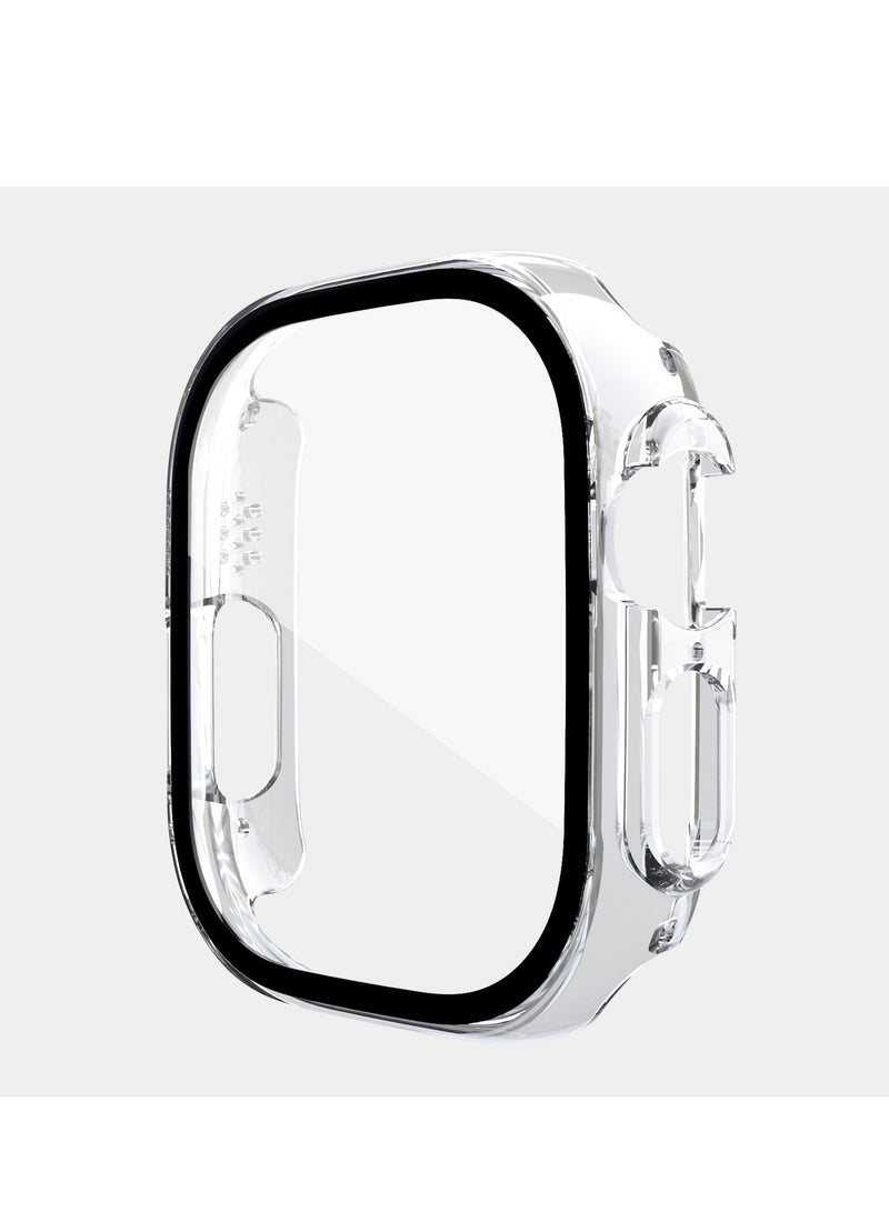 Angmei 3pcs Apple Watch protective case ,TPU Cover Case ,Ultra8 protective case ,44mm Screen Protecto,Full Coverage PC Protective Cover - Image 3