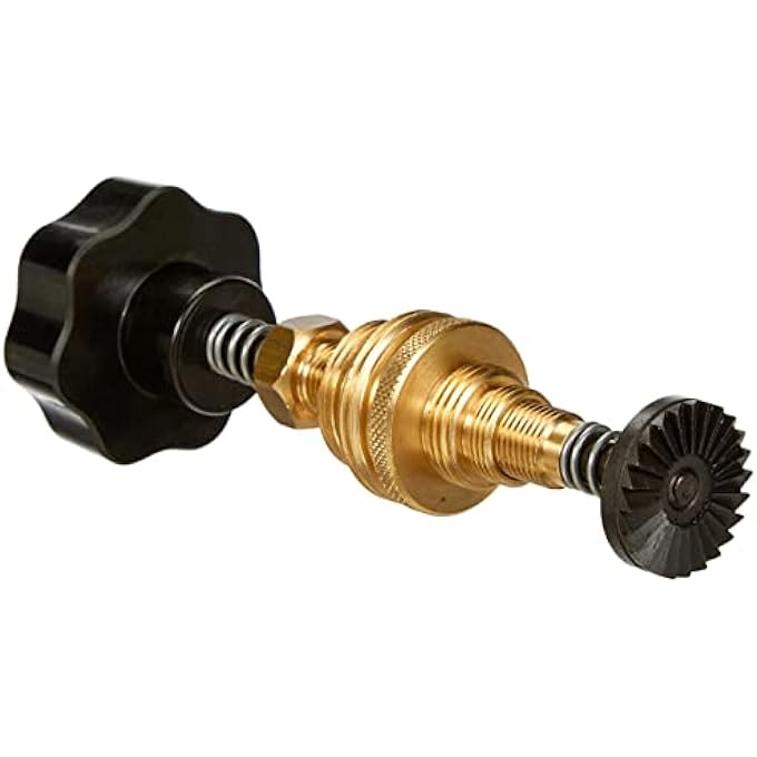 BINOA HAAS PROFESSIONAL VALVE SEAT CUTTER SET FOR 3/8 INCH, 1/2 INCH, 3/4 INCH AND 1 INCH, BLACK/BRASS (1 SET) - Image 1