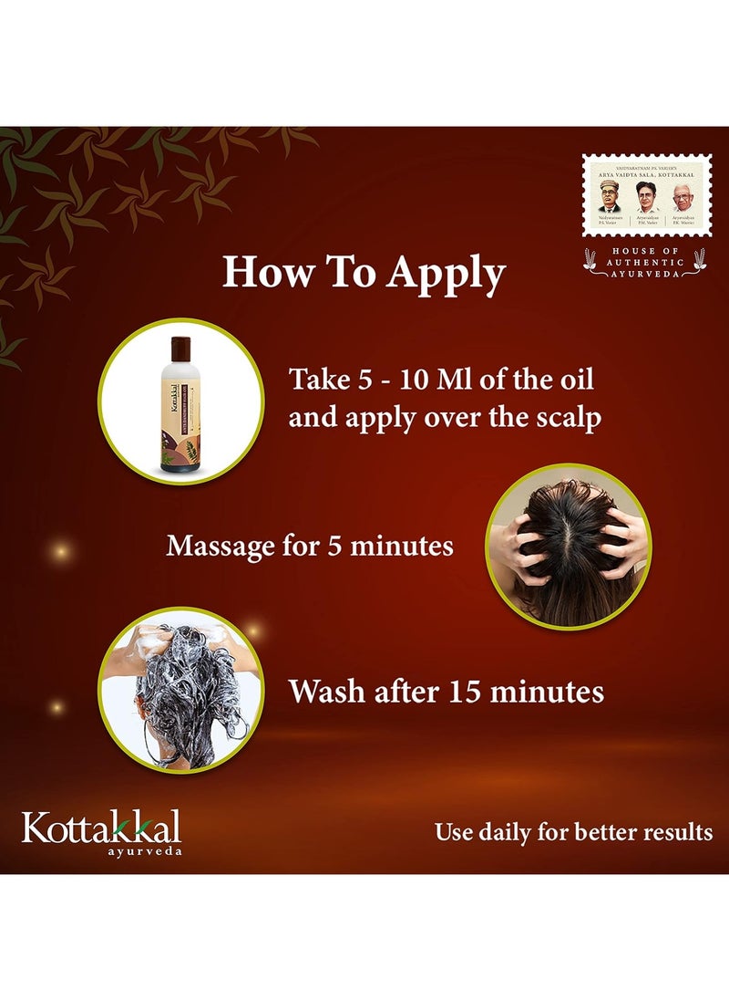 Kottakkal ayurveda Anti-Dandruff Hair Oil, For Healthy, Flake-Free Scalp, Hair Loss Treatment Oil, Promotes Hair Growth, Infused With Herbal Ingredients, 150 ml  - Image 3