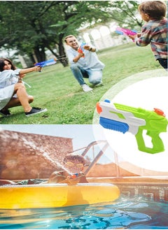 MEBEGIN 30*4*18cm Water Gun, Large Capacity Electric Water Gun, Air-Pressurized Water Pistol, Tank with 400ml of Water Storage, Suitable for Swimming Pool Party, Family Fun, Camping and Outdoor Activities  - Image 3