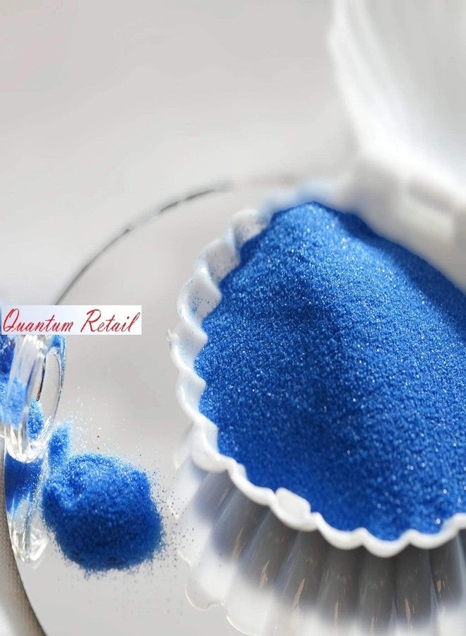 Quantum Retail - Blue Colour Sugar Sand Gravel for Aquarium/Home & Garden/Lawn Decoration/Aquarium Substrate/Terrarium/Quartz Sand/Aquarium Sand for Fish Tank (2 KG) - Image 4