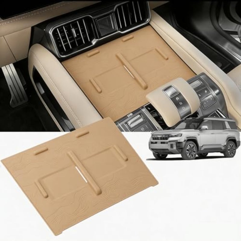 Silicone Mat for BYD Leopard 8 Accessories, Center Console Wireless Charging Protector for 2025 BYD Leopard 8 - Image 1