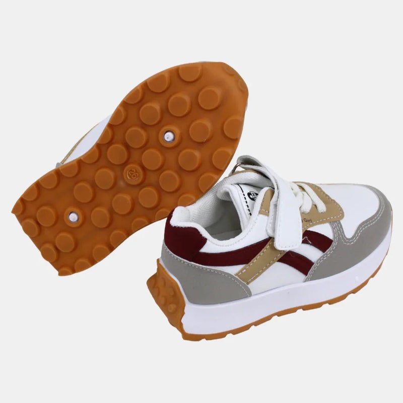 Our kids Boys Leather Sneakers - Multicolor - Image 2