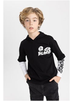 Boy Oversize Fit Hooded Knitted Long Sleeve T-Shirt - pzsku/Z7040D30E412B6D50C95DZ/45/_/1735653409/92848e41-6901-4dbb-9927-6b8c59b2bc8d