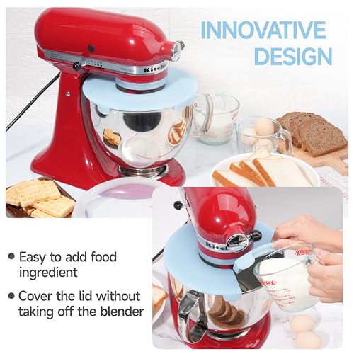 LUVCOSY 3 Pack Silicone Covers for KitchenAid Tilt-Head Stand Mixer 4.5-5 Quart Stainless Steel Bowls | KitchenAid Accessory and Attachments | Foldable and Durable Lid (Lid Only) - Image 2