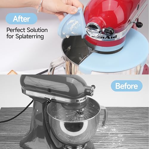 LUVCOSY 3 Pack Silicone Covers for KitchenAid Tilt-Head Stand Mixer 4.5-5 Quart Stainless Steel Bowls | KitchenAid Accessory and Attachments | Foldable and Durable Lid (Lid Only) - Image 5