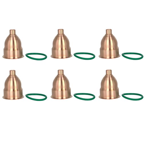 EZROAD 6X Injector Hole Tube wORing 23501580 Compatible with Detroit Diesel S60 127L Engine Series 60 N2 Fuel Sleeve Kit 23515470 8929078 - Image 1