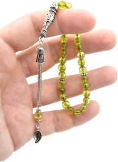 Murty99 Sphere Cut Original Olivine Stone Prayer Beads 6 mm  - Image 4