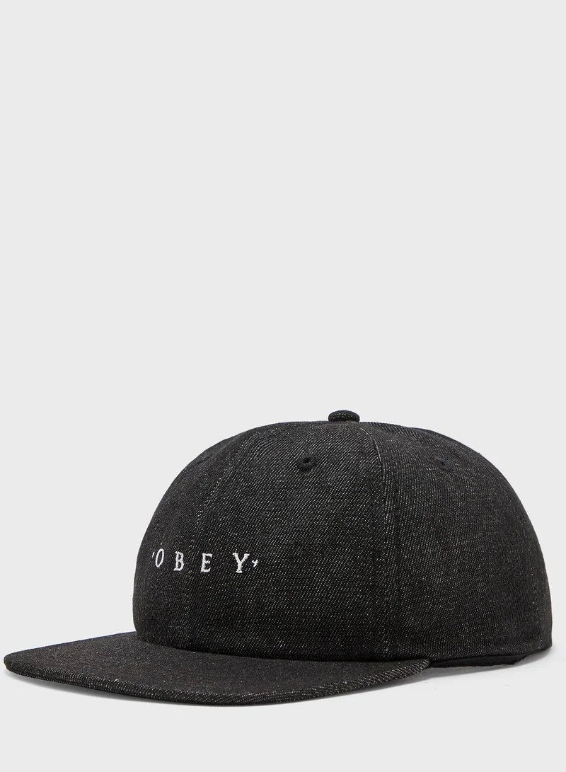 OBEY Temper 6 Panel Strapback Cap