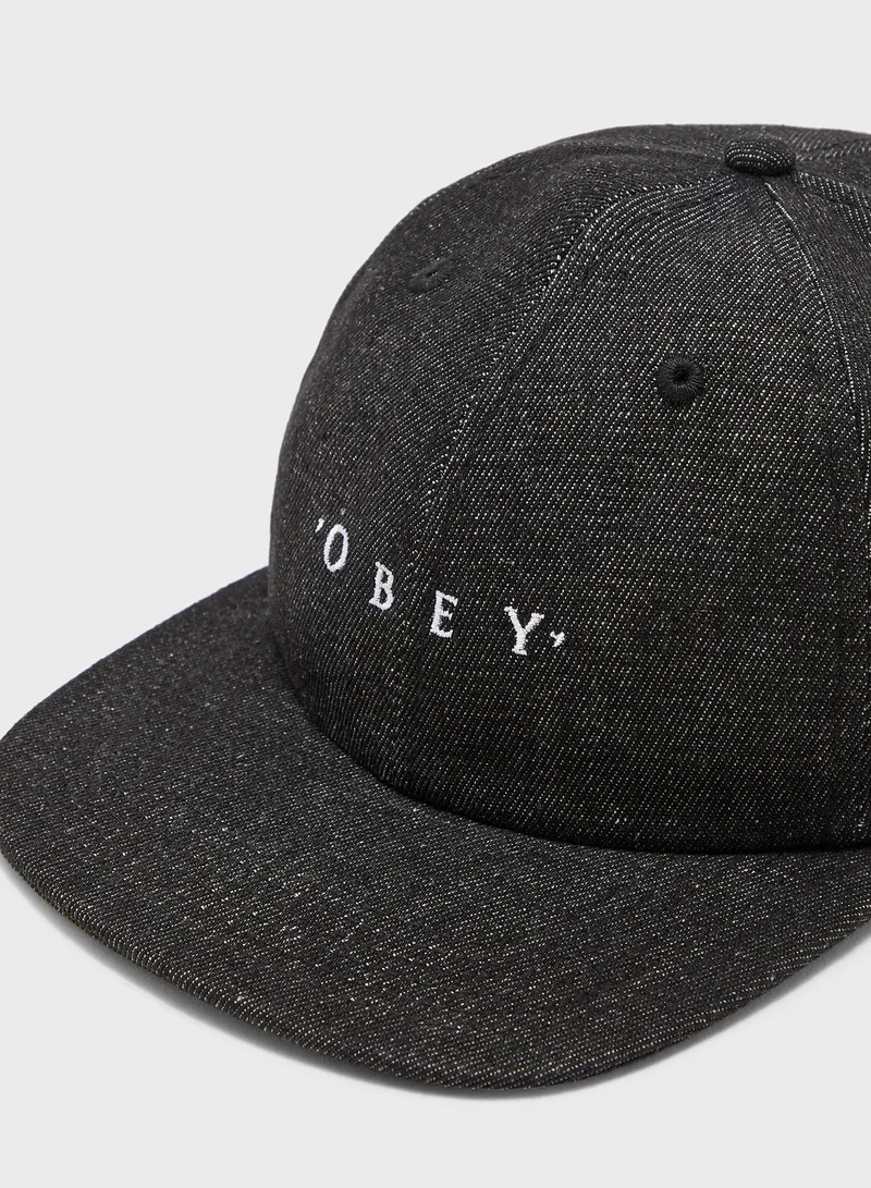OBEY Temper 6 Panel Strapback Cap