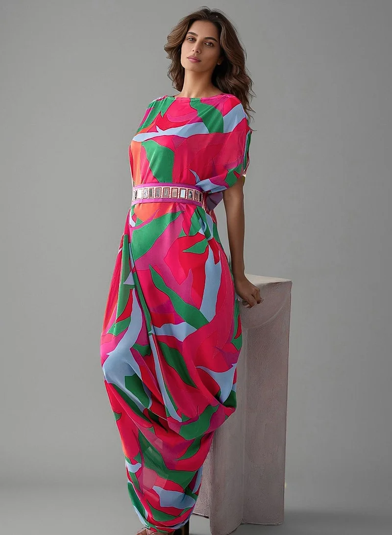 Ecstacy  Multicolor print dress set for Women | Best Price UAE