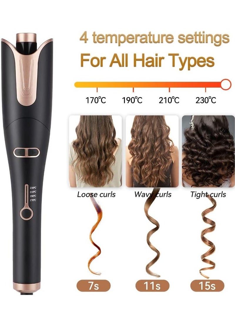 Denx Automatic curling iron Ceramic 360 Degree Automatic Rotation and Multi-Speed ​​ - Image 1