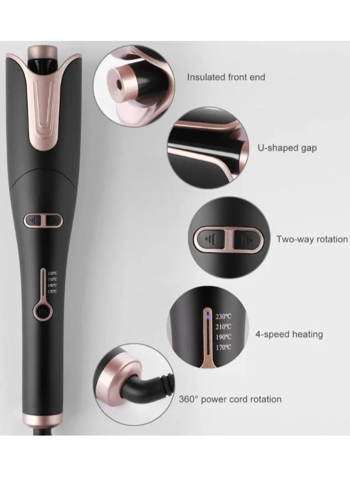 Denx Automatic curling iron Ceramic 360 Degree Automatic Rotation and Multi-Speed ​​ - Image 5